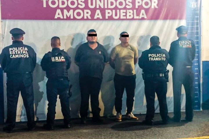 En Coronango, fuerzas de seguridad recuperan tractocamión robado