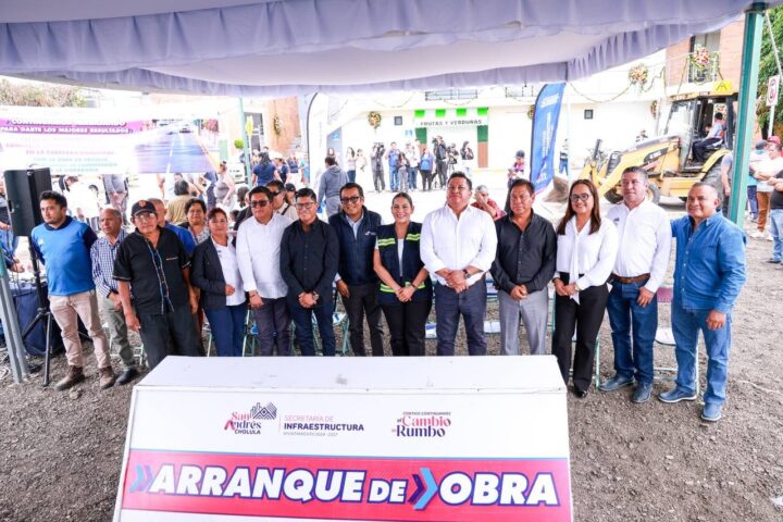 San Andrés Cholula arranca etapa de obras de impacto para transformar la movilidad