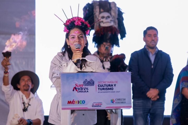 Lupita Cuautle inaugura el Festival “Sendero al Mictlán”, una celebración de identidad y orgullo sanandreseño
