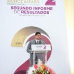 Omar Muñoz rinde Segundo Informe de Resultados ante el pueblo de Cuautlancingo