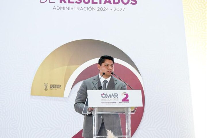 Omar Muñoz rinde Segundo Informe de Resultados ante el pueblo de Cuautlancingo