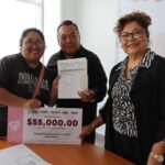 Entregan apoyos para equipamiento comunitario en Cuautlancingo