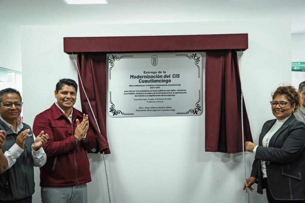 Moderniza Cuautlancingo su Centro Integral de Servicios