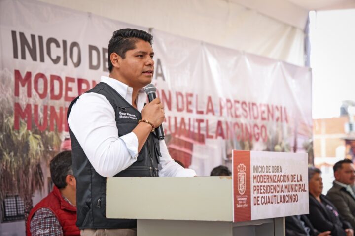 Omar Muñoz inicia remodelación de la Presidencia Municipal