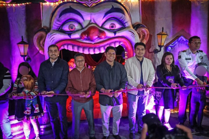 Omar Muñoz inaugura el Bosque de las Almas y el Parque del Terror