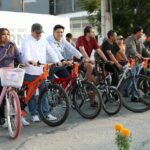 Cuautlancingo promueve movilidad activa con rodada