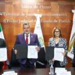 SUSCRIBEN PODER JUDICIAL DEL ESTADO DE PUEBLA Y TRIBUNAL FEDERAL DE JUSTICIA ADMINISTRATIVA CONVENIO DE COLABORACIÓN ACADÉMICA