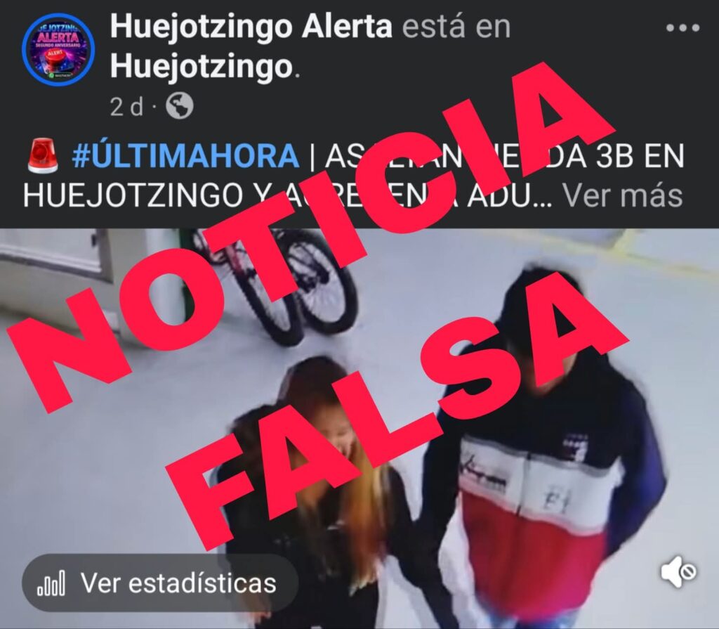 SSC Huejotzingo informa sobre reporte registrado en establecimiento comercial