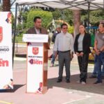 ROBERTO SOLÍS VA POR EL RESCATE DE ESPACIOS DEPORTIVOS EN HUEJOTZINGO: INICIA LA REHABILITACIÓN DE CANCHAS Y ÁREAS RECREATIVAS DEL ZÓCALO