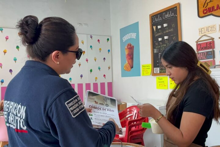 Fortalece Tonantzin Fernández acciones para prevenir extorsiones en comercios de San Pedro Cholula