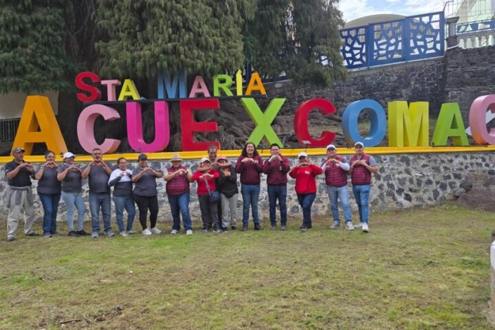 Gobierno de San Pedro Cholula realiza mega faena en Santa María Acuexcomac para recuperar espacios seguros y prevenir la violencia