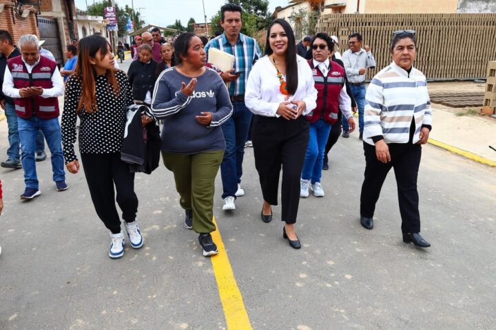 Prioriza Tonantzin Fernández obras con sentido social en San Pedro Cholula